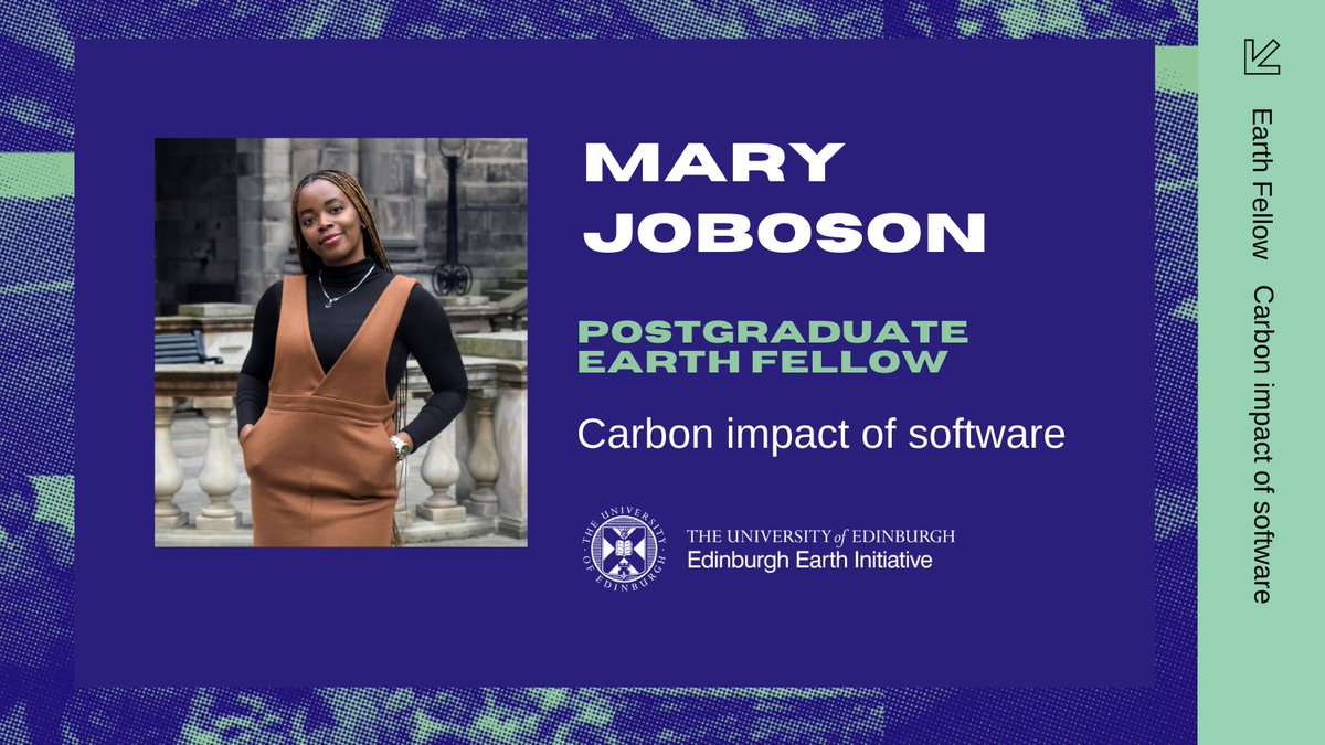 edinburghearth's tweet image. Meet our new Earth Fellows cohort! Next up is Mary Joboson - Postgraduate Earth Fellow: Carbon impact of software
Mary is a @MCFScholarsEd at @UoE_EFI working with @EdSust on assessing and reducing the carbon impact of the University's software usage.
▶️linkedin.com/feed/update/ur…