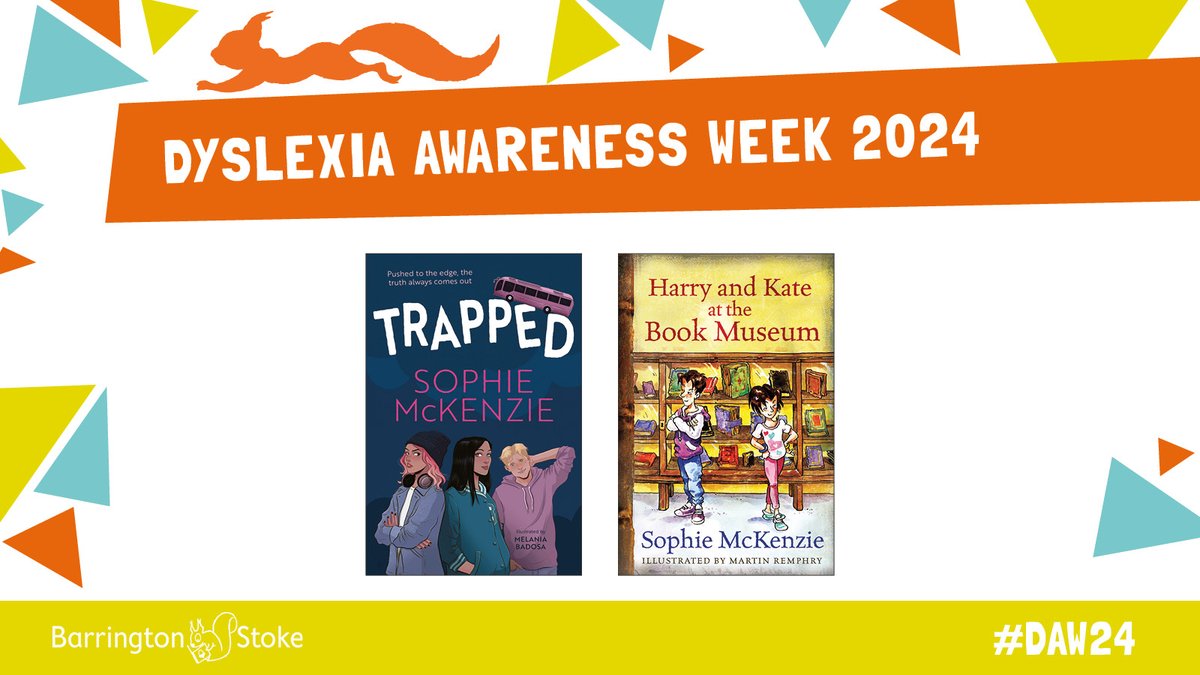 A reminder that its #dyslexiaawarenessweek and @barringtonstoke are offering 20% off single titles (including mine!) on their website collins.co.uk/collections/ba… #DAW24