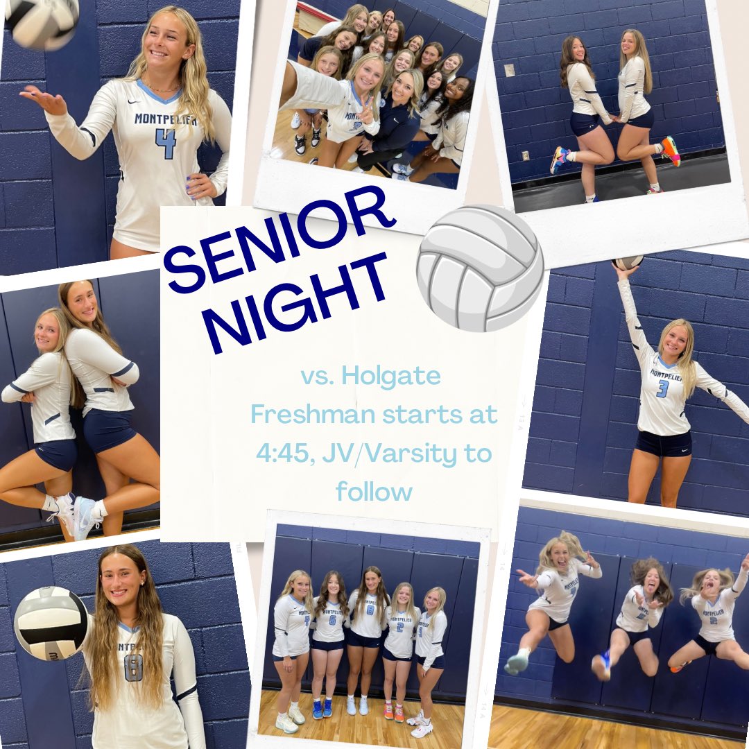 LocosVolleyball's tweet photo. 🏐📣Ⓜ️ SENIOR NIGHT Ⓜ️📣🏐 Come out and support these Seniors and the Lady Loco Team as they play their last regular season game this season!! GO LOCOS! https://t.co/Pugr7hI6AO