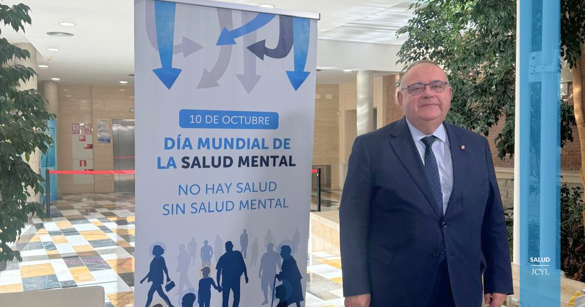 Salud JCYL (@salud_jcyl) on Twitter photo En el Día Mundial de la Salud Mental, el Consejero de Sanidad, Alejandro Vázquez <a href="/alevaz1963/">alejandrovazquez</a> ha querido dar su apoyo y resaltar la importancia de la salud mental en la sociedad ✅ por que no hay salud, sin #saludmental. #JCyLSalud #CyL #SaludMentalDerechoUniversal En el Día Mundial de la Salud Mental, el Consejero de Sanidad, Alejandro Vázquez <a href="/alevaz1963/">alejandrovazquez</a> ha querido dar su apoyo y resaltar la importancia de la salud mental en la sociedad ✅ por que no hay salud, sin #saludmental. #JCyLSalud #CyL #SaludMentalDerechoUniversal