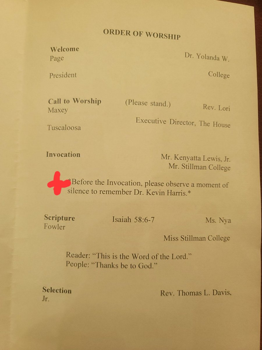 David *Objection* Ngong (@profdngong) on Twitter photo Today <a href="/StillmanCollege/">Stillman College</a> Chapel, we remembered Dr. Kevin Harris, a great colleague, acting chair of our computer science and cyber security program, who died suddenly over the weekend. Quite a great loss! 😭😭😭 Today <a href="/StillmanCollege/">Stillman College</a> Chapel, we remembered Dr. Kevin Harris, a great colleague, acting chair of our computer science and cyber security program, who died suddenly over the weekend. Quite a great loss! 😭😭😭
