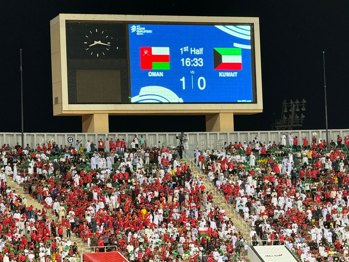 عبد الرحمن المشيفري يحرز أول هدف نظيف لمنتخبنا.
#عمان_الكويت