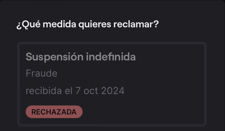 lapaspi_'s tweet photo. Tercer día con mi cuenta de @TwitchES suspendida por “fraude”. Me rechazaron la apelación casi automáticamente y desde @TwitchSupport no tengo ninguna respuesta.
Qué más puedo hacer si me quitan la cuenta de un día para otro por algo que no he hecho? https://t.co/v9Co0jO5Fq