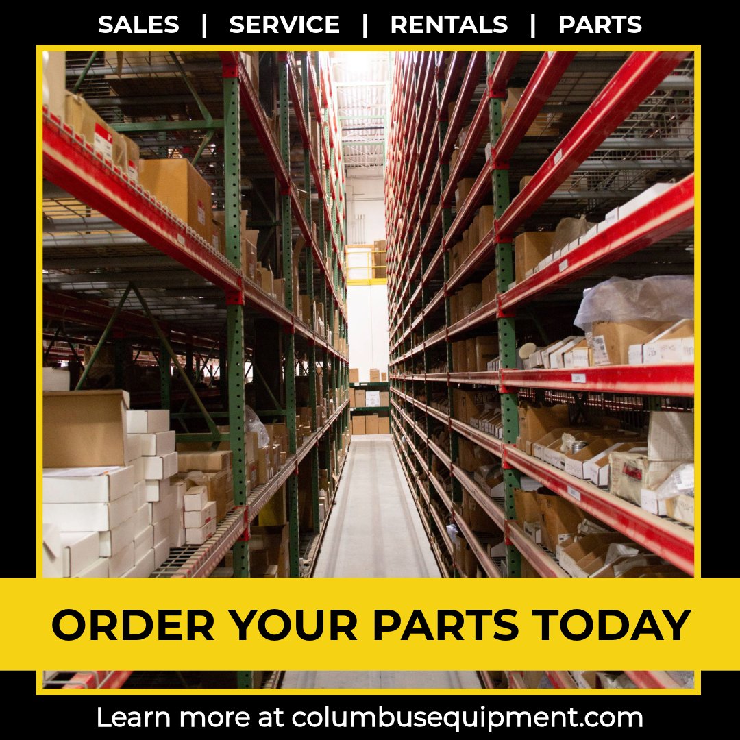 ColumbusEquip's tweet photo. Have you struggled to find a part you need? With a multimillion-dollar inventory, we are happy to help! Think ahead and order your parts today: https://t.co/Fok9pciF1x
#machineparts #ohio #ohioconstruction #heavymachines #heavyequipment https://t.co/h7au2CPruJ