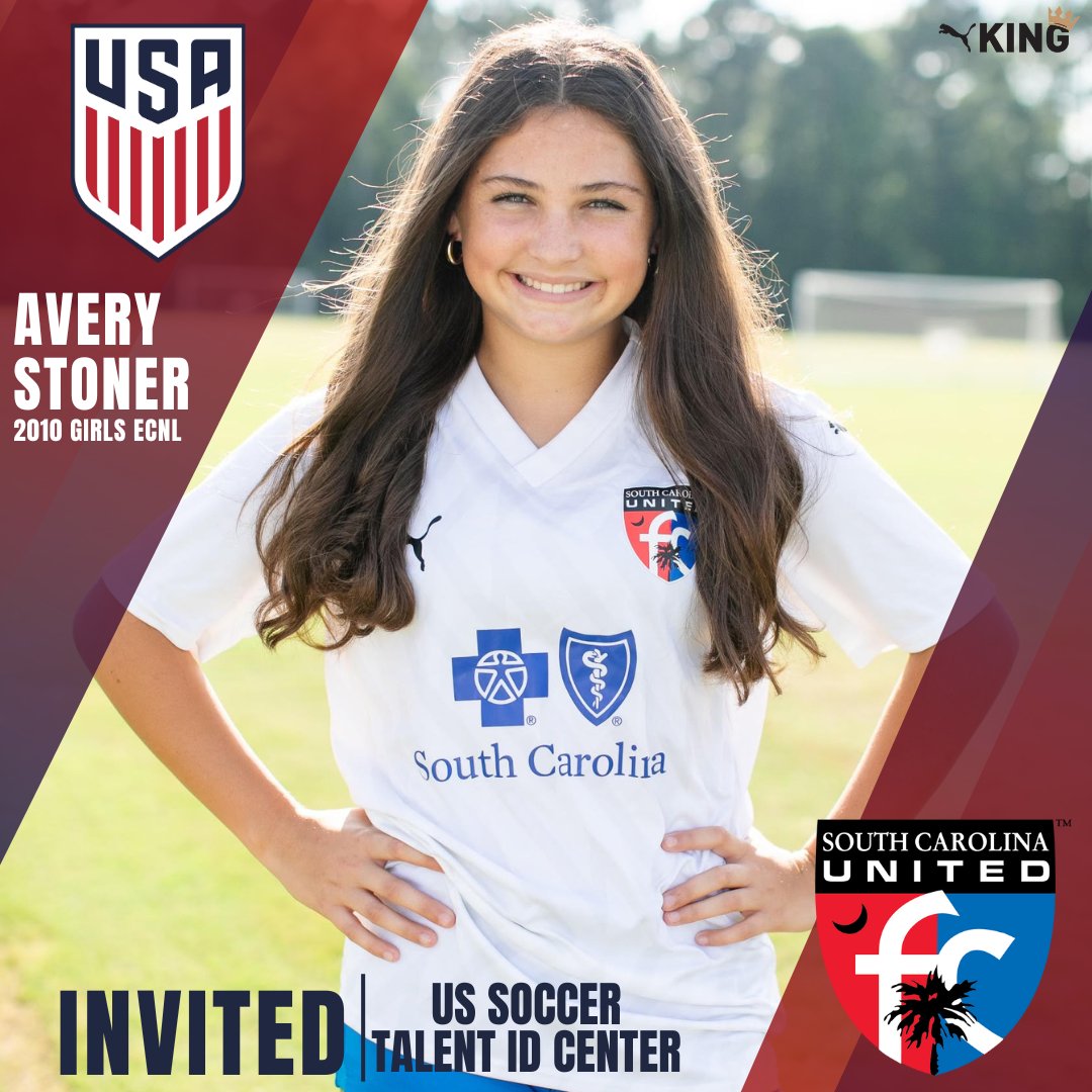SCUnited_FC's tweet photo. Congratulations to SCUFC's Lydia Kiker (2011 Girls ECNL), Victoria Cosgrove (2011 Girls ECNL), and Avery Stoner (2010 Girls ECNL) on being selected to attend the US Soccer Girls Talent ID Center in Pineville, NC. https://t.co/K8iuF4iZg6