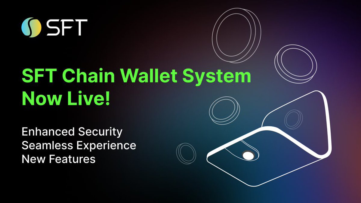 SFTProtocol's tweet photo. 🚀 SFT Chain Wallet System is Now Live! 🚀

The new version of the SFT Chain wallet system has officially launched! 🎉 Explore enhanced security, seamless performance, and exciting new features starting today. 💼🔐

Thank you for your support, and stay tuned for more updates!

#SFTProtocol #DePIN #Wallet