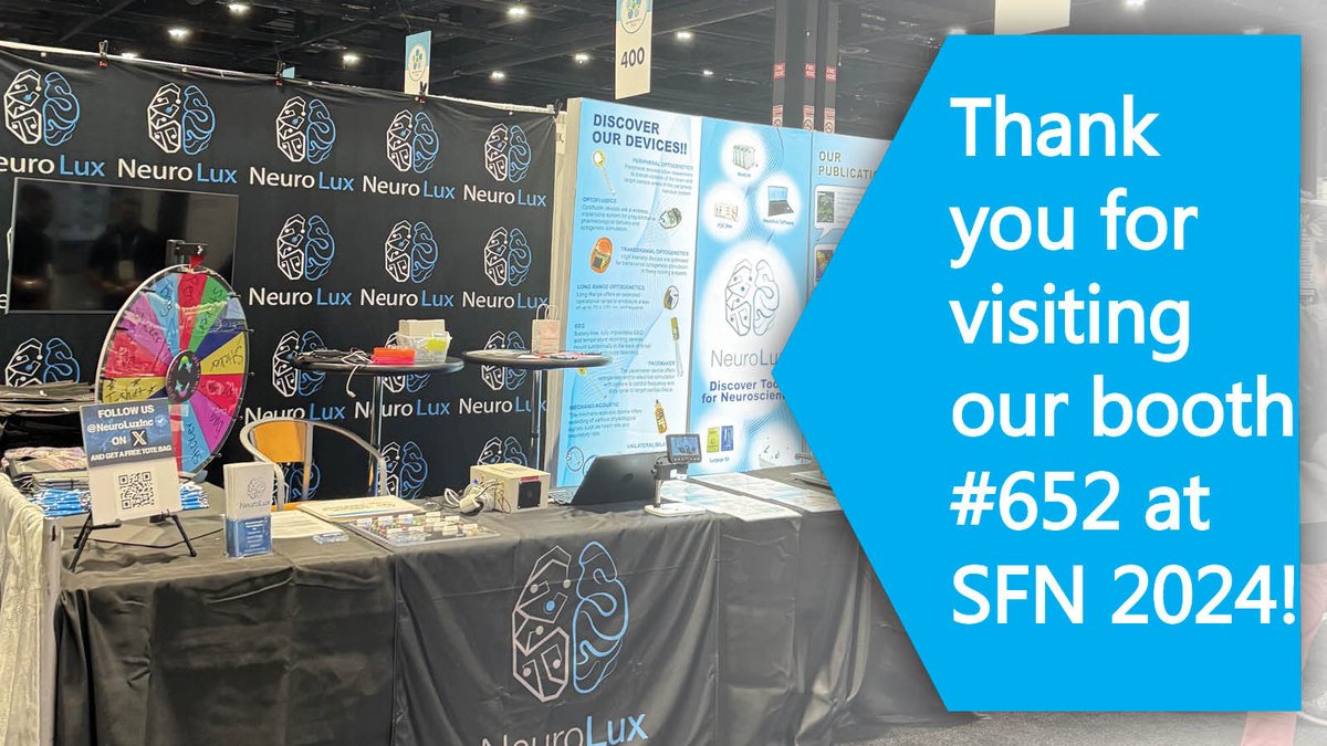Thank you to everyone who stopped by our booth at SFN 2024! 

We can't wait to see you all in San Diego for SFN 2025!