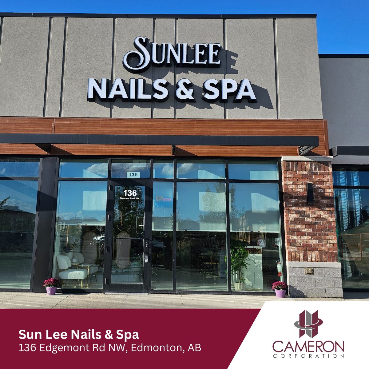 We are pleased to welcome Sun Lee Nails &amp; Spa as the latest tenant in Edgemont! There is now only one unit remaining at this site, contact us for more information.

bit.ly/3Y0hpM3