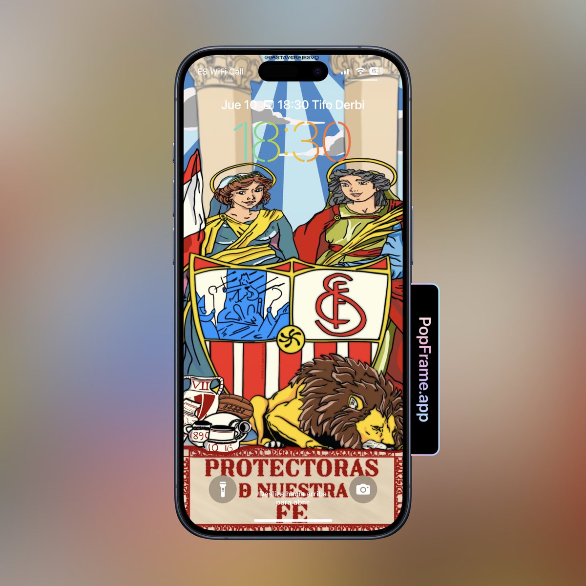 CastaYCorajeSVQ's tweet image. Fondo #ElGranDerbi

Que os parece?? 

Comenta y difunde para recibirlo 👇🏽

Edit - Dibujo original: @BrigadaTifo