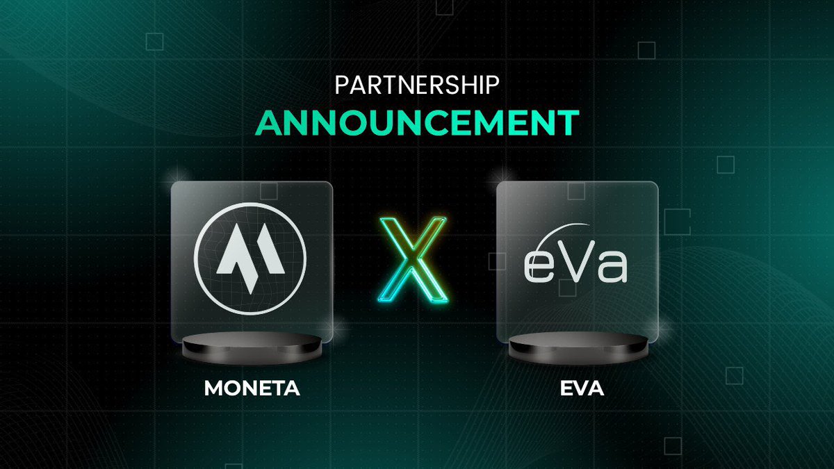 NEW PARTNERSHIP ANNOUNCEMENT

We’re thrilled to welcome @eva_ai_2024  to the Moneta ecosystem!

$MNTA X $EVA

EVA is an advanced AI-powered tracking bot built to help you track and trade faster than any other platform. 
With instant alerts on New Pairs, LP locks, Hidden Owners,