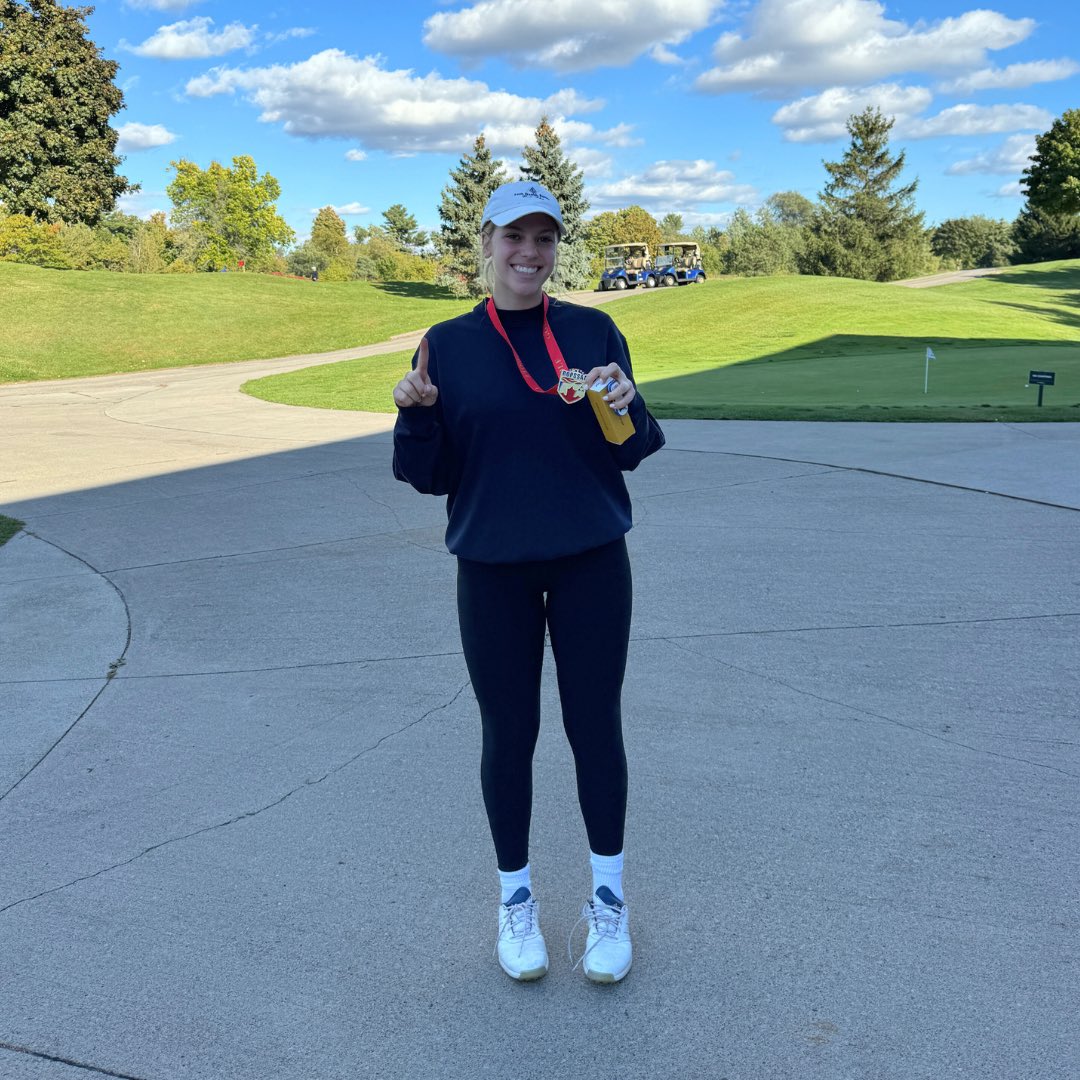 The first Marauder athlete to qualify for an Ontario Federation of Secondary Athletic Associations (OFSAA) championship this year is Ainsley Fink!
 
Ainsley will be in Windsor next week competing with 110 other girls across the province at the OFSAA golf championships. The Grade