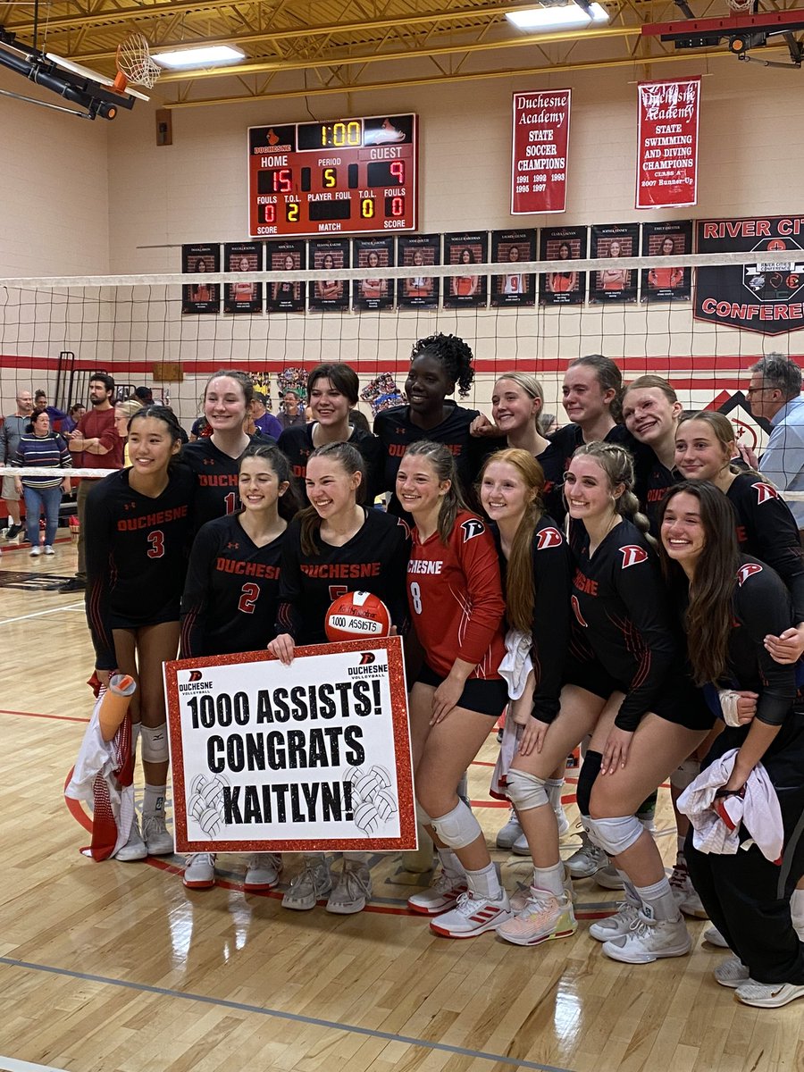 One. Thousand. Assists!!!!!!! Congratulations Katelyn Bodnar A’26