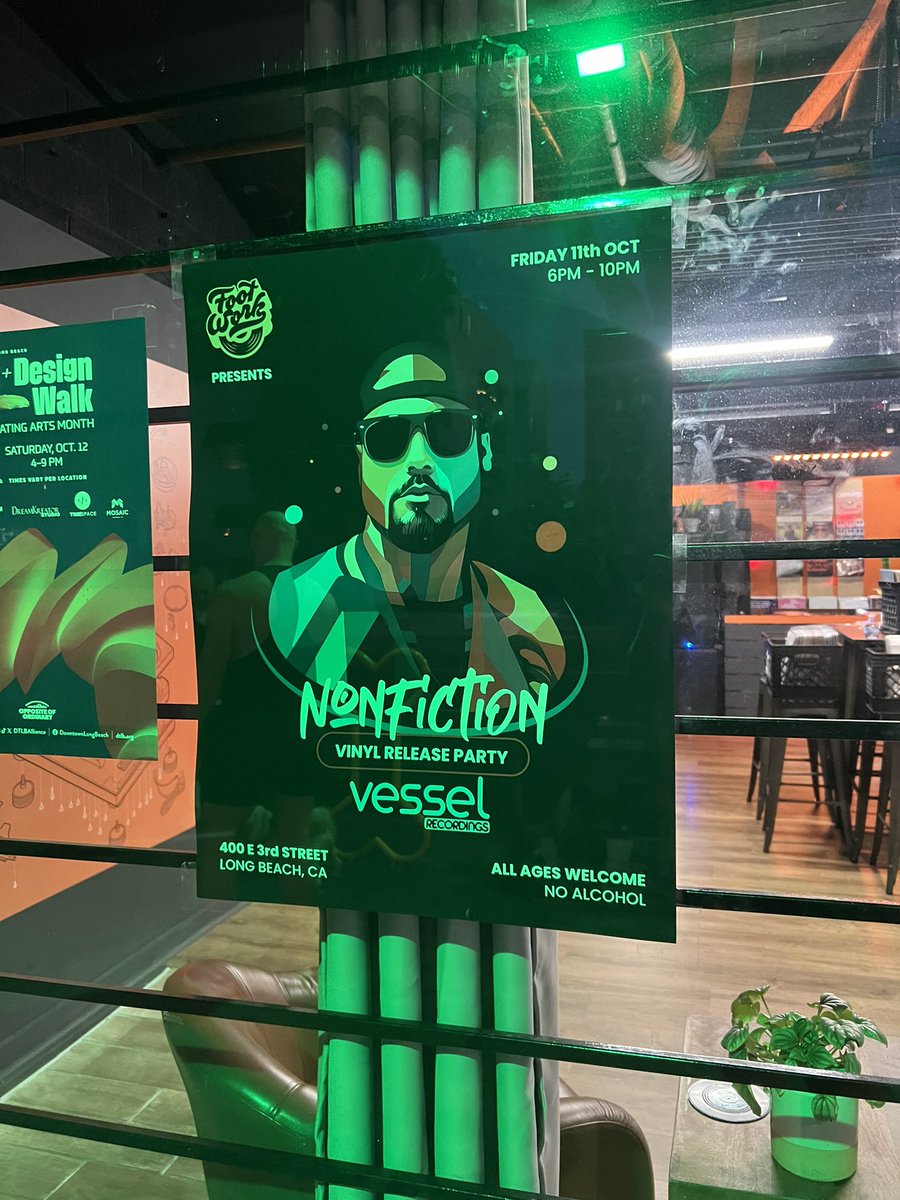 My record release party tomorrow at Footwork Records in Long Beach. Celebrating my new release on Vessel Records.  I’m playing all vinyl ❤️