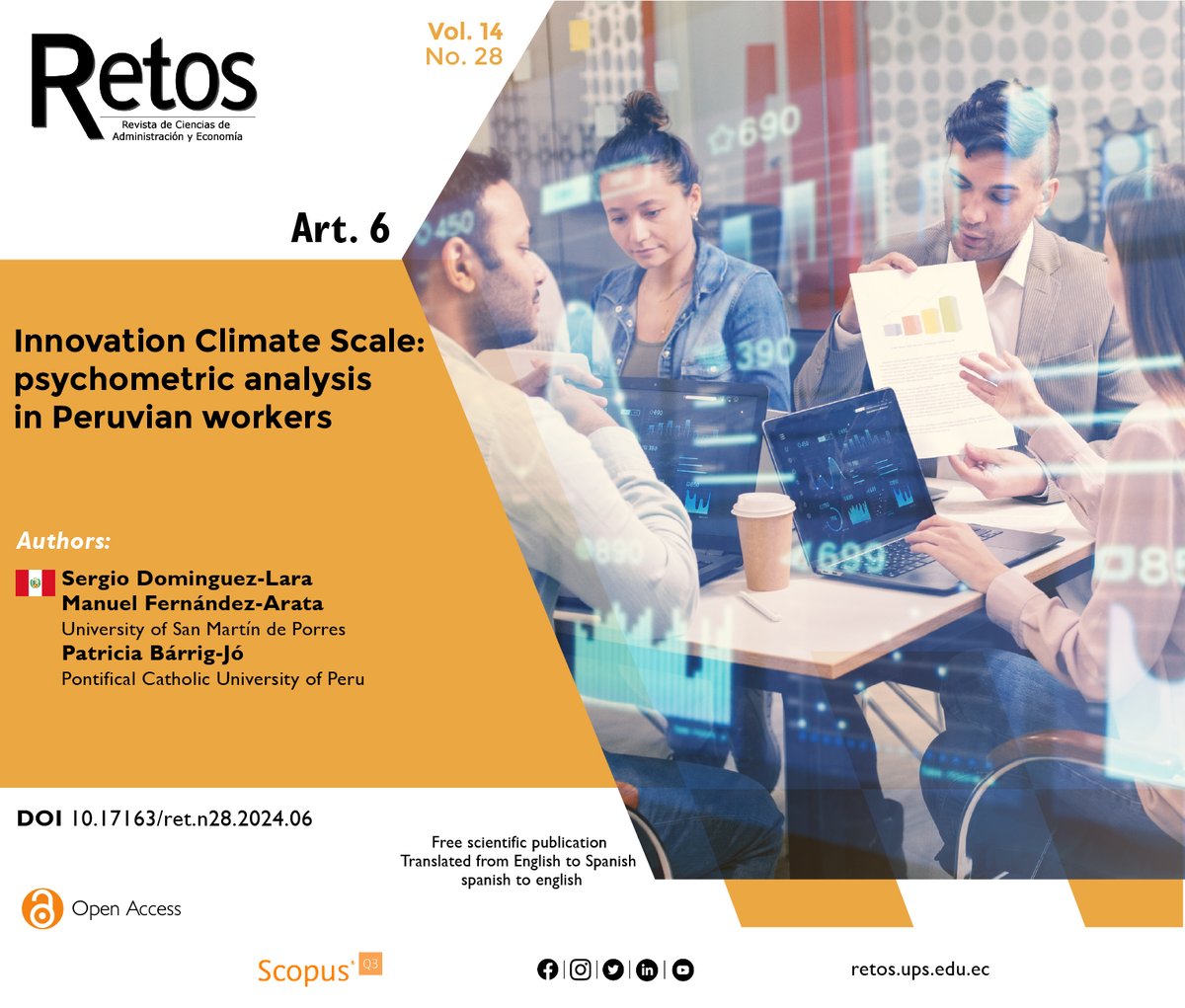 RevistaRetosUps's tweet image. ✍️Article 6: &quot;#InnovationClimate Scale: #psychometricanalysis in Peruvian #workers&quot;.
🌐Complete article: doi.org/10.17163/ret.n…
#RevistaRETOS #SoyUPS #marketing #Innovation #contentanalysis #multivariateanalysis #structuralequationmodels #reliabilityanalysis #Peru