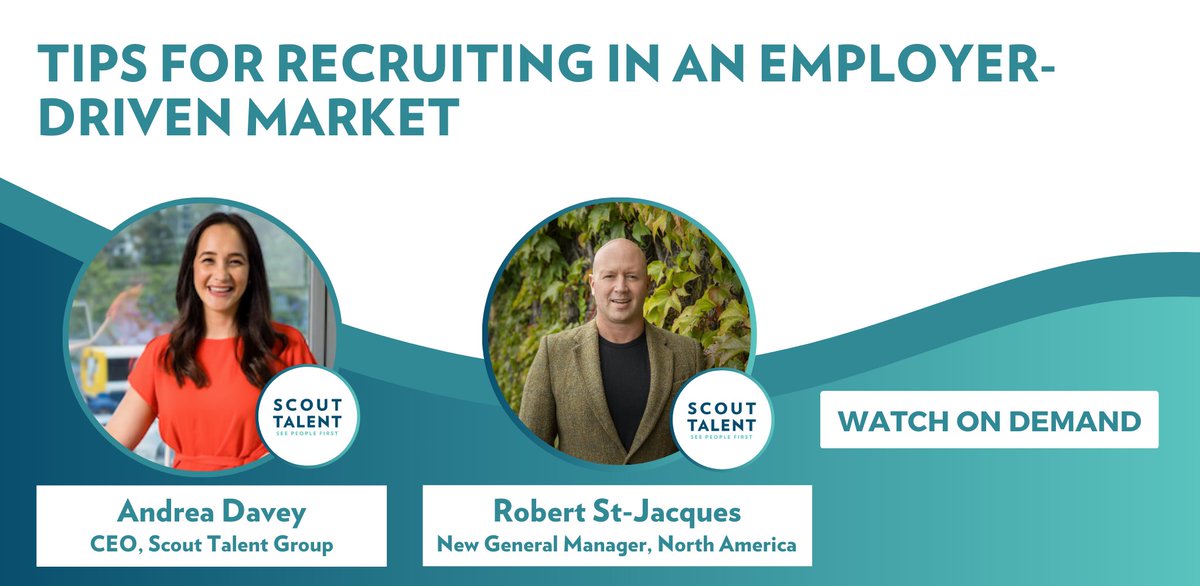 ScoutTalentNA's tweet photo. Recruiters, overwhelmed by a flood of applications? Don’t miss our webinar, “Tips for Recruiting in an Employer-Driven Market,” for insights on managing high application volumes effectively! #Recruitment #Webinar

https://t.co/bHAf4b02yF https://t.co/4kdiHwahrk