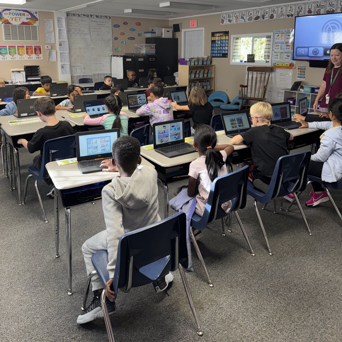 I had a fantastic time helping Mrs. Braswell’s Ss connect to SORA. Ss reported they love the books they can check out using NC Digital Kids. 📚 #SORA #NCDigitalKids #Library #OdellPrimaryPride #NCReadLeadSucceed