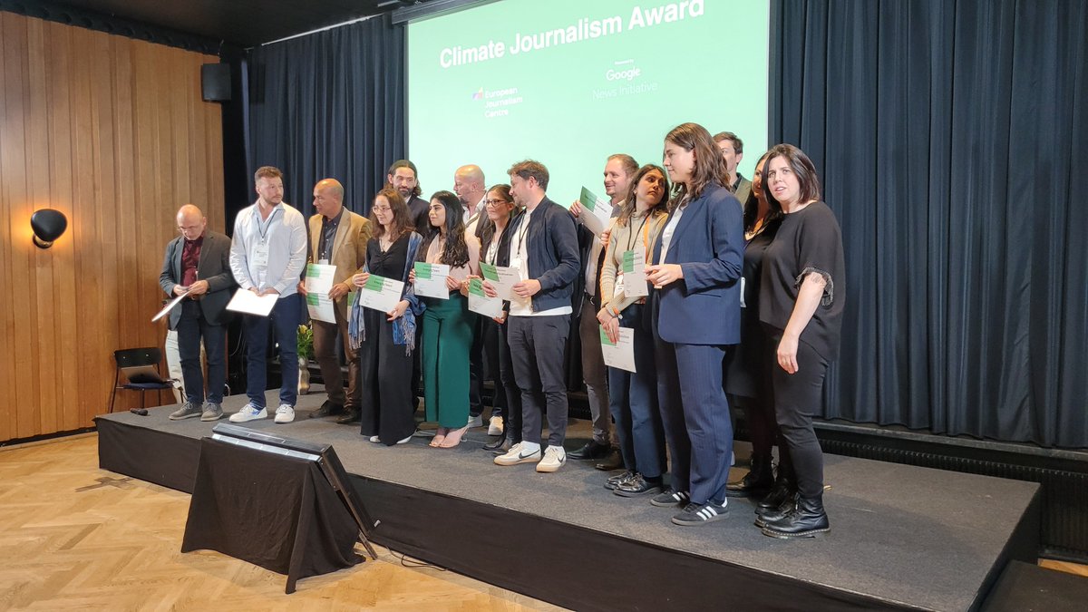 ejcnet's tweet photo. We are pleased to announce the winners of the 2024 Climate Journalism Award!

These outstanding projects show the real-world impact of climate change and reveal important truths about greenwashing and climate solutions. 

Congratulations! 🥳 🎉 And thanks to @GoogleNewsInit for the support!

#ClimateAward
#NISCPH