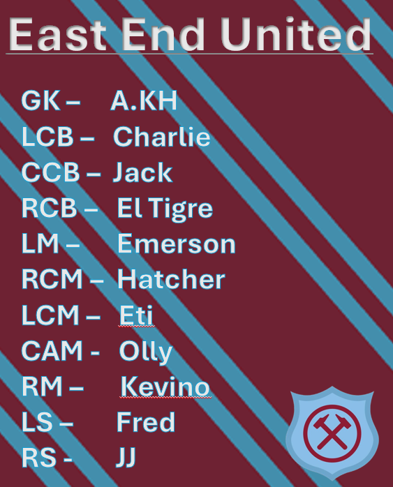 East End United - VPG tweet media