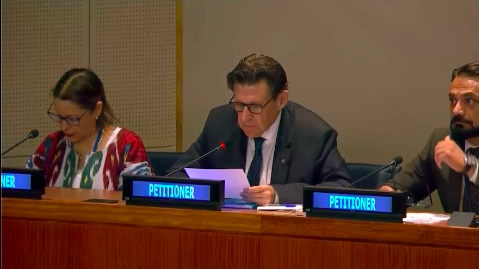 Altamirano denuncia en ONU New York la inhumana situación de la infancia en Tinduf iberia360.com/altamirano-den…