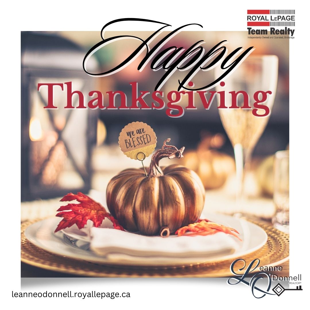 🍂🦃 Happy Thanksgiving! 🧡 Wishing you a day full of gratitude, good food, and special moments with loved ones. Enjoy the cozy fall vibes! 🍁✨ #HappyThanksgiving #GratefulHeart #BlessedLife #Thanksgiving2024 #FallVibes #ThankfulForYou #RoyalLepage #RealEstateAgent
