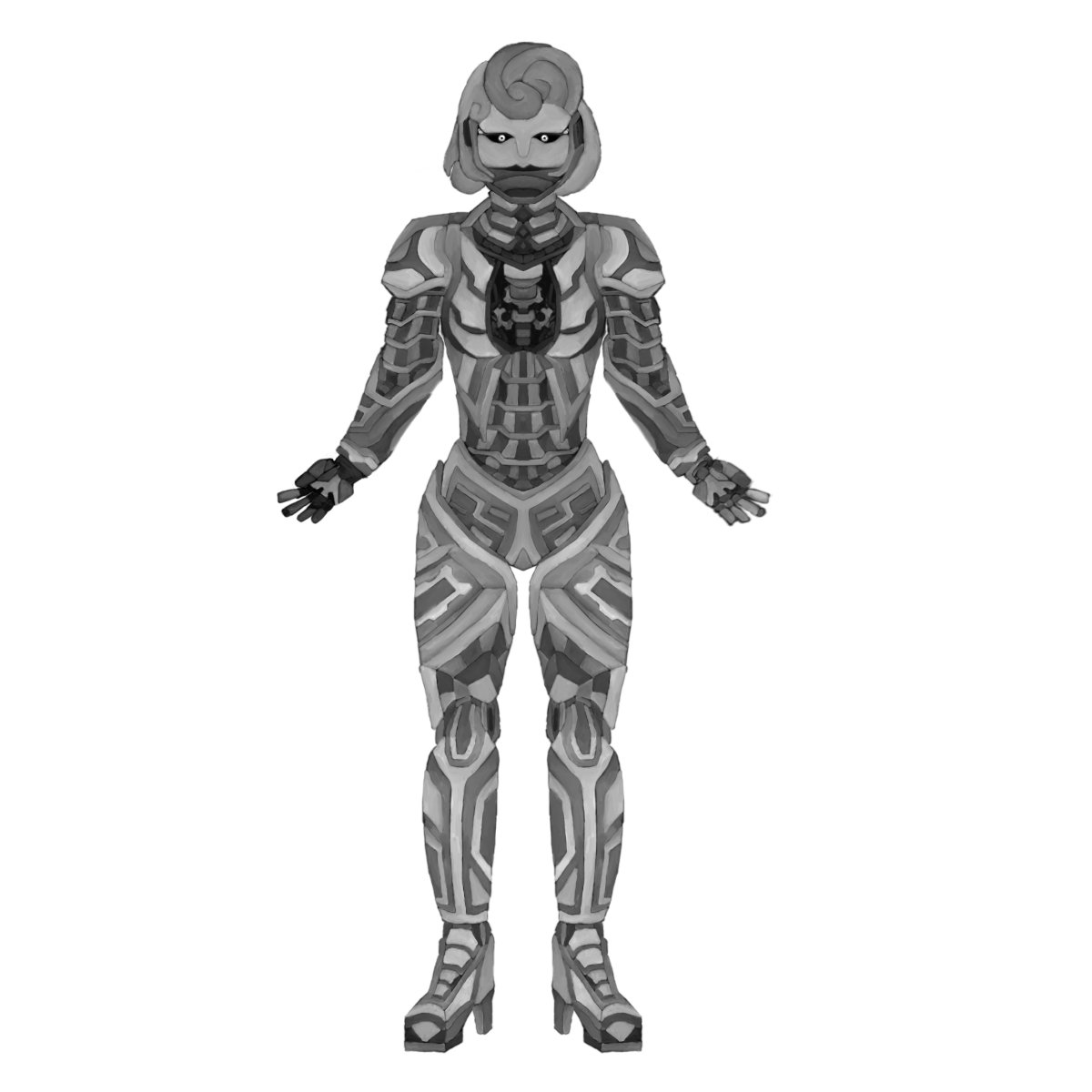 "Armatura Golem" concept. #conceptart #art #characterdesign