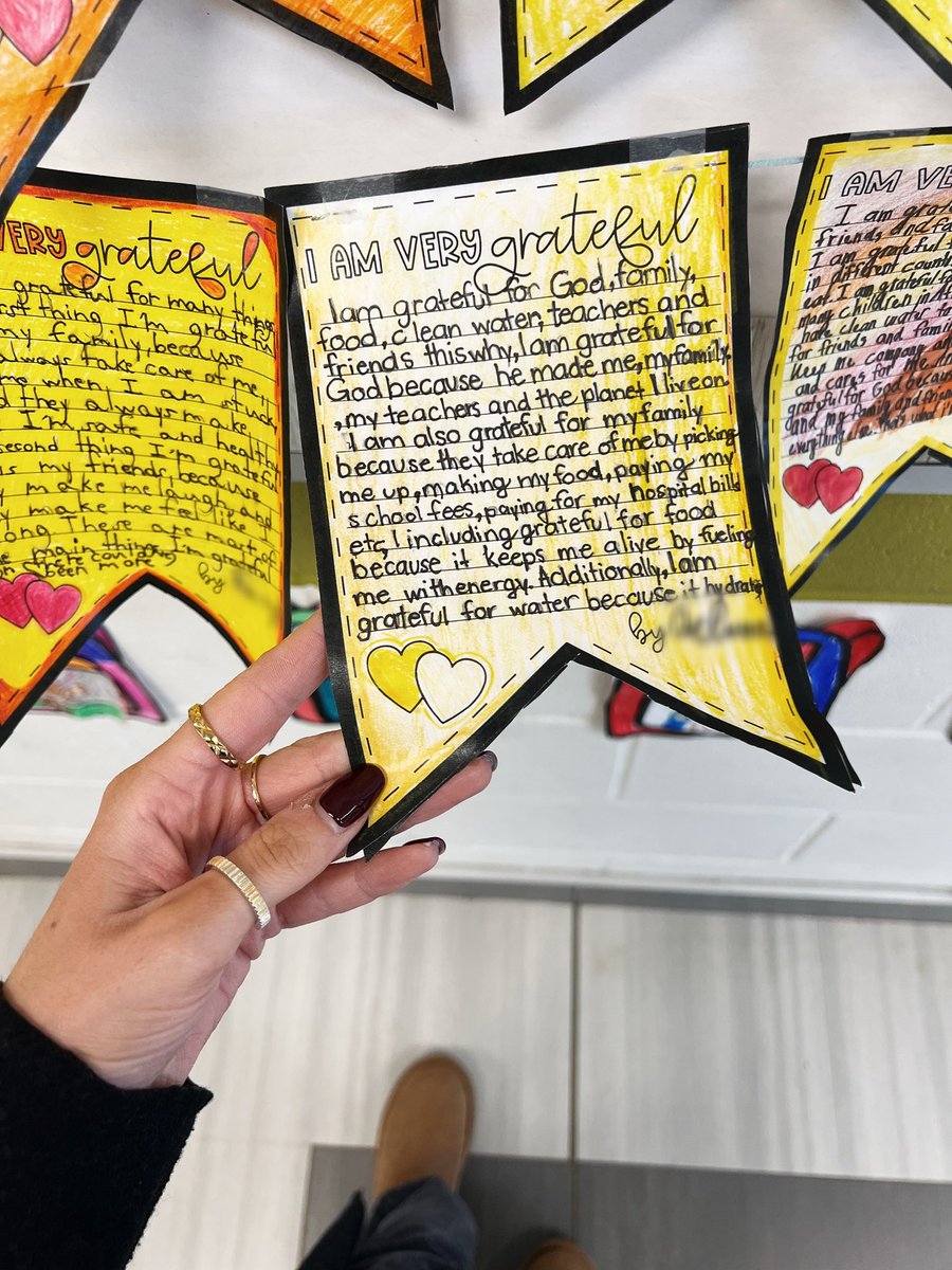 Ms. Amanda Melissa Squillace (@ms_squillace) on Twitter photo We are very grateful! As we prepare for the Thanksgiving long weekend, the Grade 5s spent some time reflecting and expressing gratitude for all that they have! Take a look at some of their thoughtful responses!ππ€ <a href="/SCG_TCDSB/">St. Charles Garnier</a> We are very grateful! As we prepare for the Thanksgiving long weekend, the Grade 5s spent some time reflecting and expressing gratitude for all that they have! Take a look at some of their thoughtful responses!ππ€ <a href="/SCG_TCDSB/">St. Charles Garnier</a>