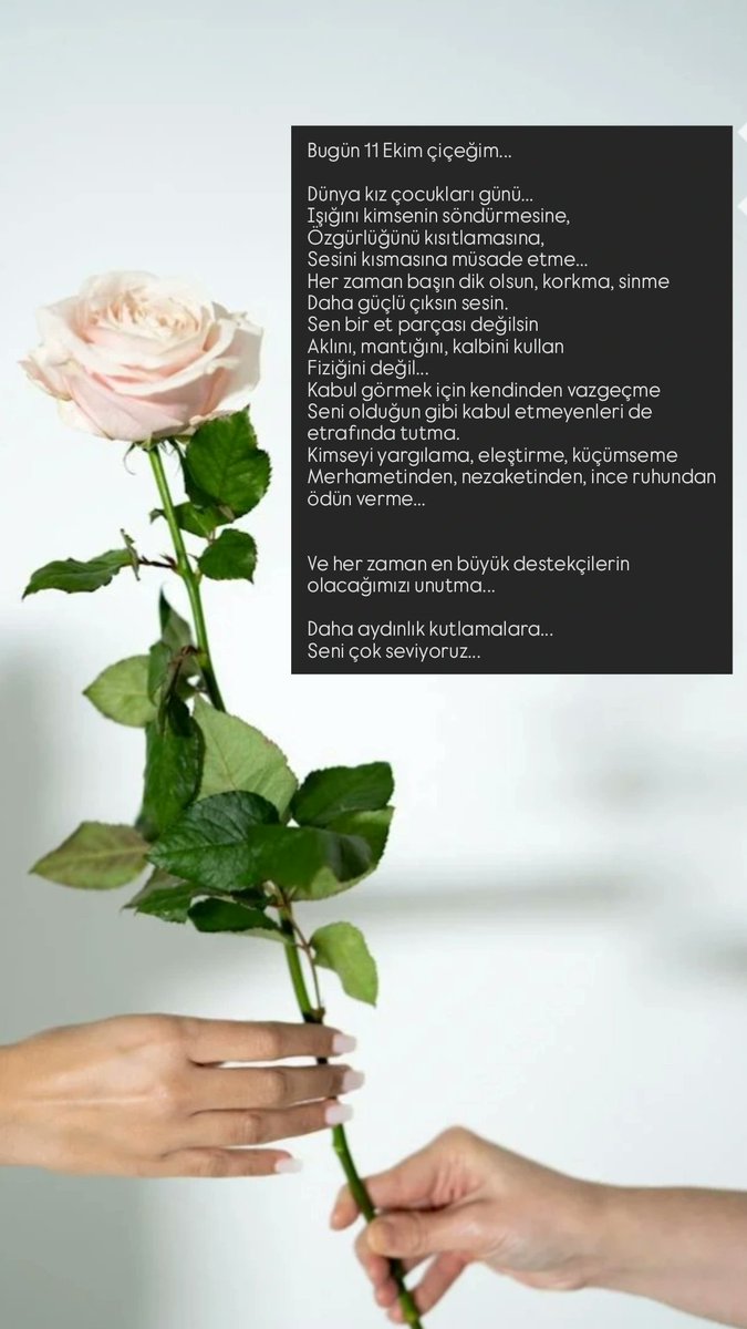 #DünyaKızÇocuklarıGünü