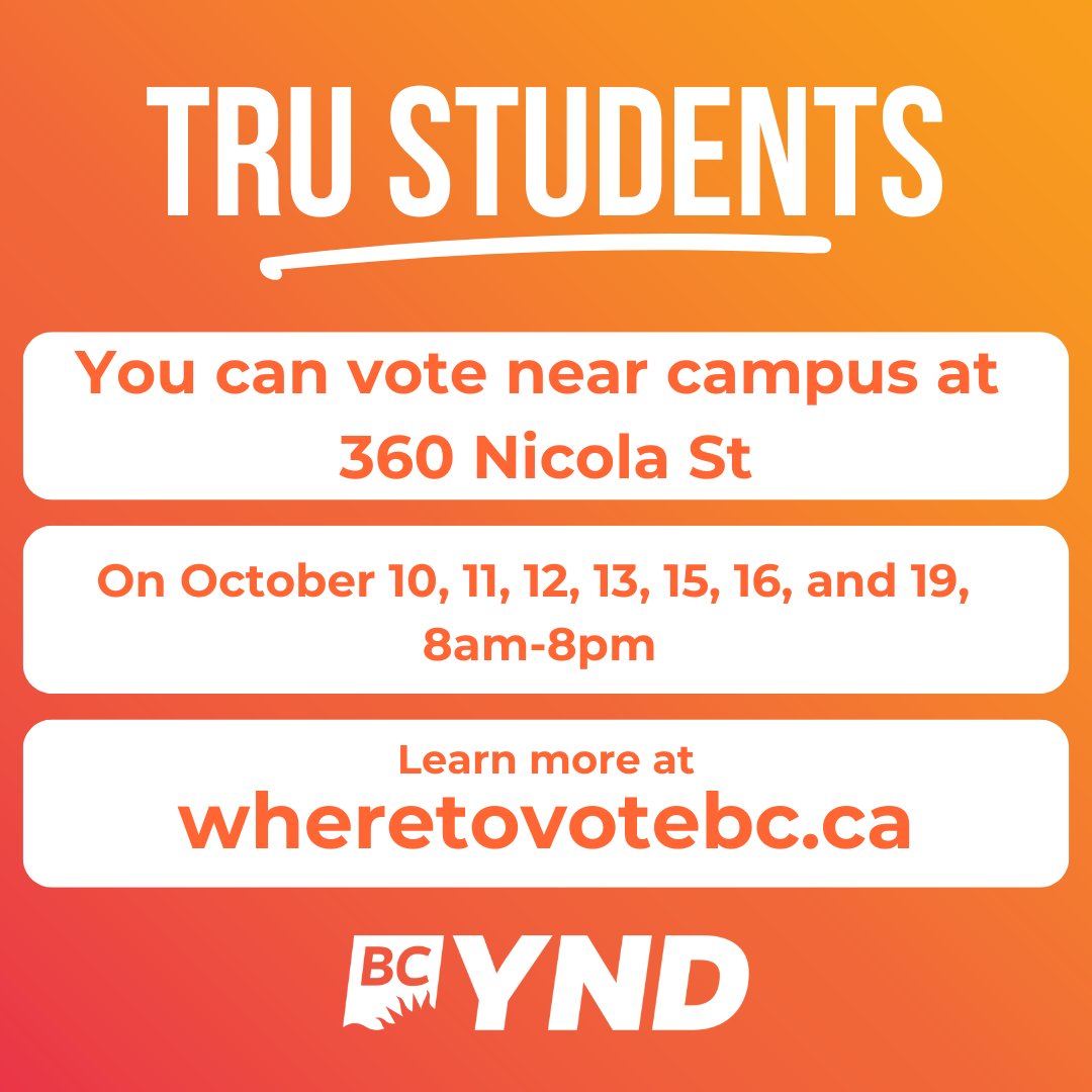 BCYND's tweet photo. Advanced vote is out! Go vote today! Find your voting location at https://t.co/W4YUEd7bGO https://t.co/7uu0QNCvd0