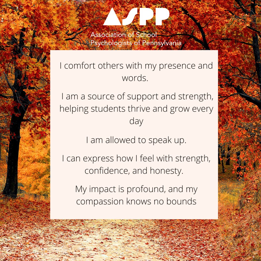 Finding beauty in the transition—mental wellness is a journey, and we should embrace every step. 🌾🍂 
Happy World Mental Health Day from all of us here at ASPP. 

#SelfCare #mentalhealth #mentalhealthmatters #mentalhealthsupport #mentalhealthadvocate #mentalhealthawareness