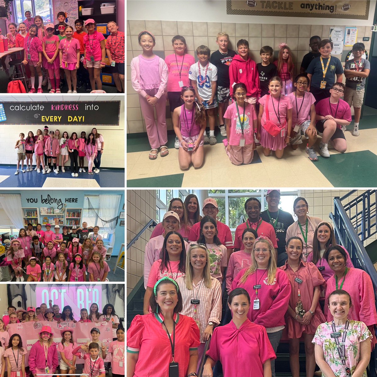 PINK out today for Breast Cancer month! Our Dragons did a great job representing. #DragonProud #EISdragons #InspireExellence