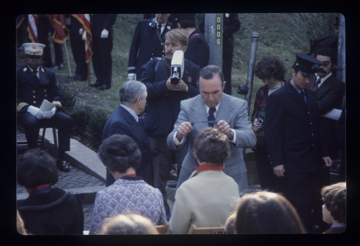 Today’s #ThrowbackThursday photos are from October 17, 1974, on Memorial Day at Riverside Drive and West 100th St in New York City.

Learn more about FDNY history with the <a href="/nycfiremuseum/">New York City Fire Museum</a> Throwback Podcast, now available on Apple, Spotify, and Google Play.