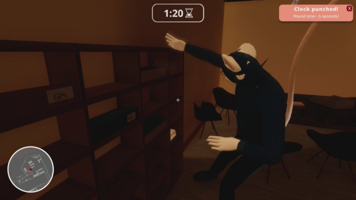 Punching the clock is definitely a part of the Rat Race (Ritual). It lowers your round time by 5 seconds and only devs can do it!

store.steampowered.com/app/3058480/Ra…

#Steam #wishlist #multiplayer #programming #parody 
#ratrace #unity