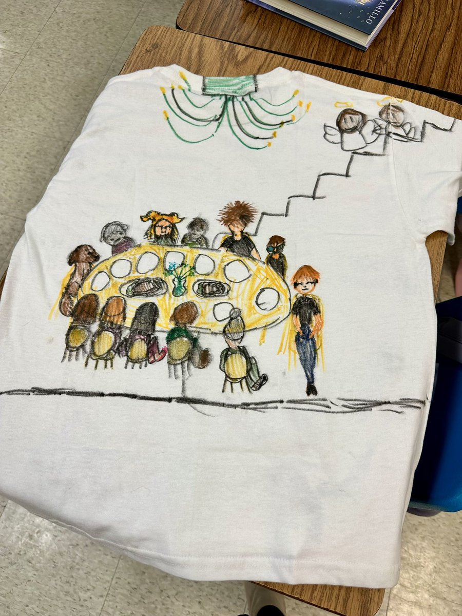 Mrs. Tuttle’s Classroom (@tuttlesclass) on Twitter photo This book report is so incredible! The student walked us through the story as she pointed to different locations from the story on her shirt. <a href="/KateDiCamillo/">Kate DiCamillo</a> This book report is so incredible! The student walked us through the story as she pointed to different locations from the story on her shirt. <a href="/KateDiCamillo/">Kate DiCamillo</a>