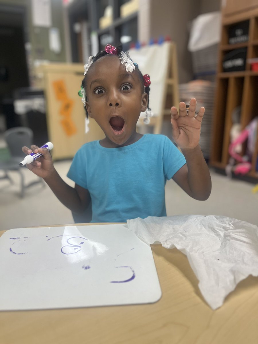 MrsIsomsFriends's tweet photo. We did hard work today and tried writing numbers for the first time.  They were so proud of how good they were doing! #mathjoy #wearewayne #welovepreschool @WTPAdventures https://t.co/fya7UEfiQP