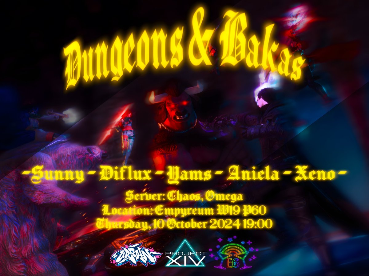 Playing some Trance and Dungeons &amp; Bakas event in ffxiv. Chaos | Phantom | Emp | W19 | P60 to come vibe.