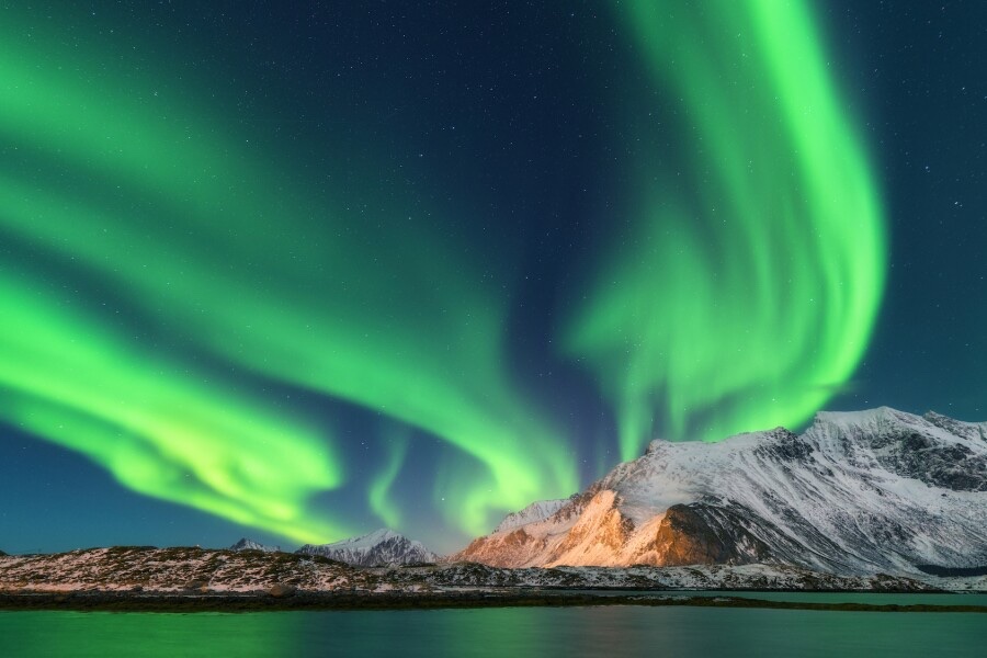 Amazing Northern Lights display in Bath.