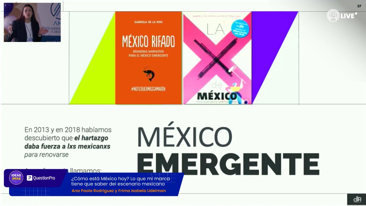 Esta presentación compara las tendencias culturales emergentes en México en 2024 con los hallazgos de hace una década. Se abordará la tradición como fuente de innovación, el papel creativo del barrio, y las nuevas necesidades de cuidado y protección.  💻#IDEASAMAI2024