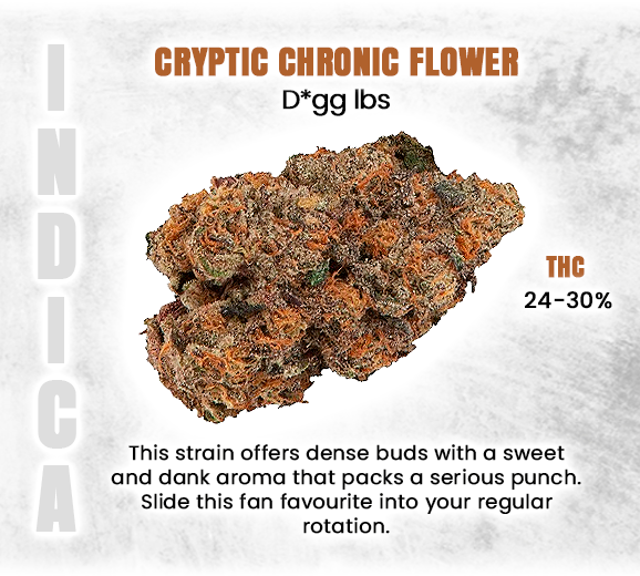 Social_GrandCan's tweet photo. *Informational Purposes*
#CrypticChronic #CrypticChronicFlower #CannabisFlower #CrypticChronicStrain #DankBuds #CannabisCommunity #420Essentials #WeedLife #CannabisCulture #HighQualityCannabis #CannabisConnoisseur #FlavorfulBuds #DankFlower #WeedStrains #grandcannabis https://t.co/bwOy4tCSKn