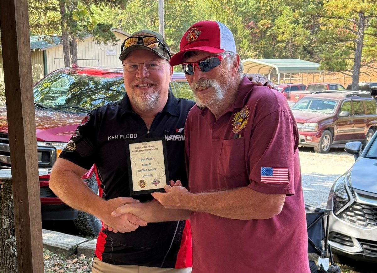WarneScopeMount's tweet image. Congratulations to our own Ken Flood, placing 1st Limited Optics B in the MO State USPSA Championship.

#uspsa #uspsachampionship #competitiveshooting #shootingsports