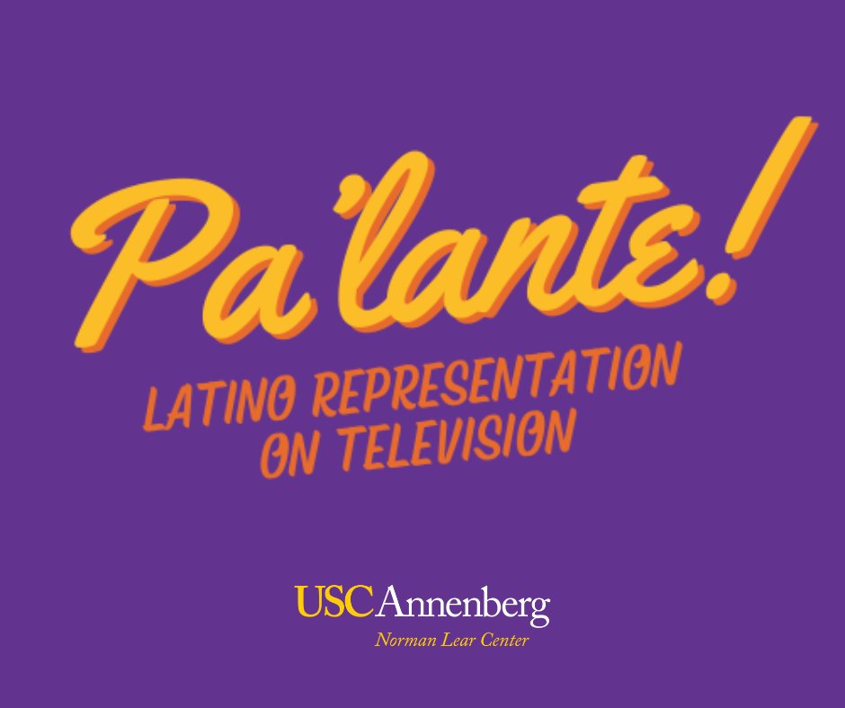 We’re excited to announce our Pa’lante! Latino Representation Initiative, centered on exploring Latino representation in entertainment. We’re launching with a quantitative/qualitative study to explore what it means to be Latino on screen.  #storiesmatter

thewrap.com/usc-norman-lea…