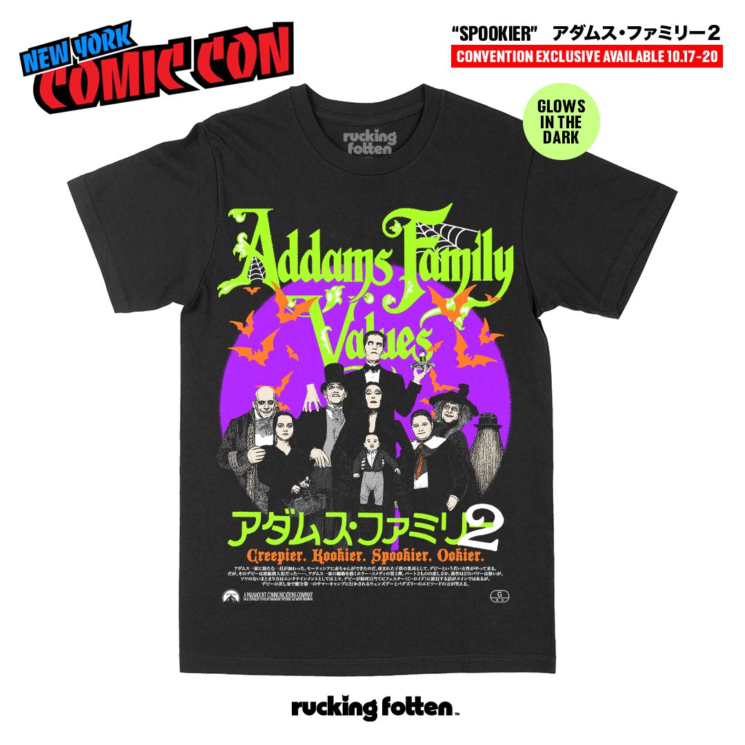 Ruckingfotten's tweet image. Introducing “SPOOKIER” a New York Comic Con exclusive available 10.17-20! Limited release, will not be reprinted, glows in the dark and is a nod to the original 1991-1993 promotional merchandise.
Located along side the almighty @jasonedmiston at booth #2058