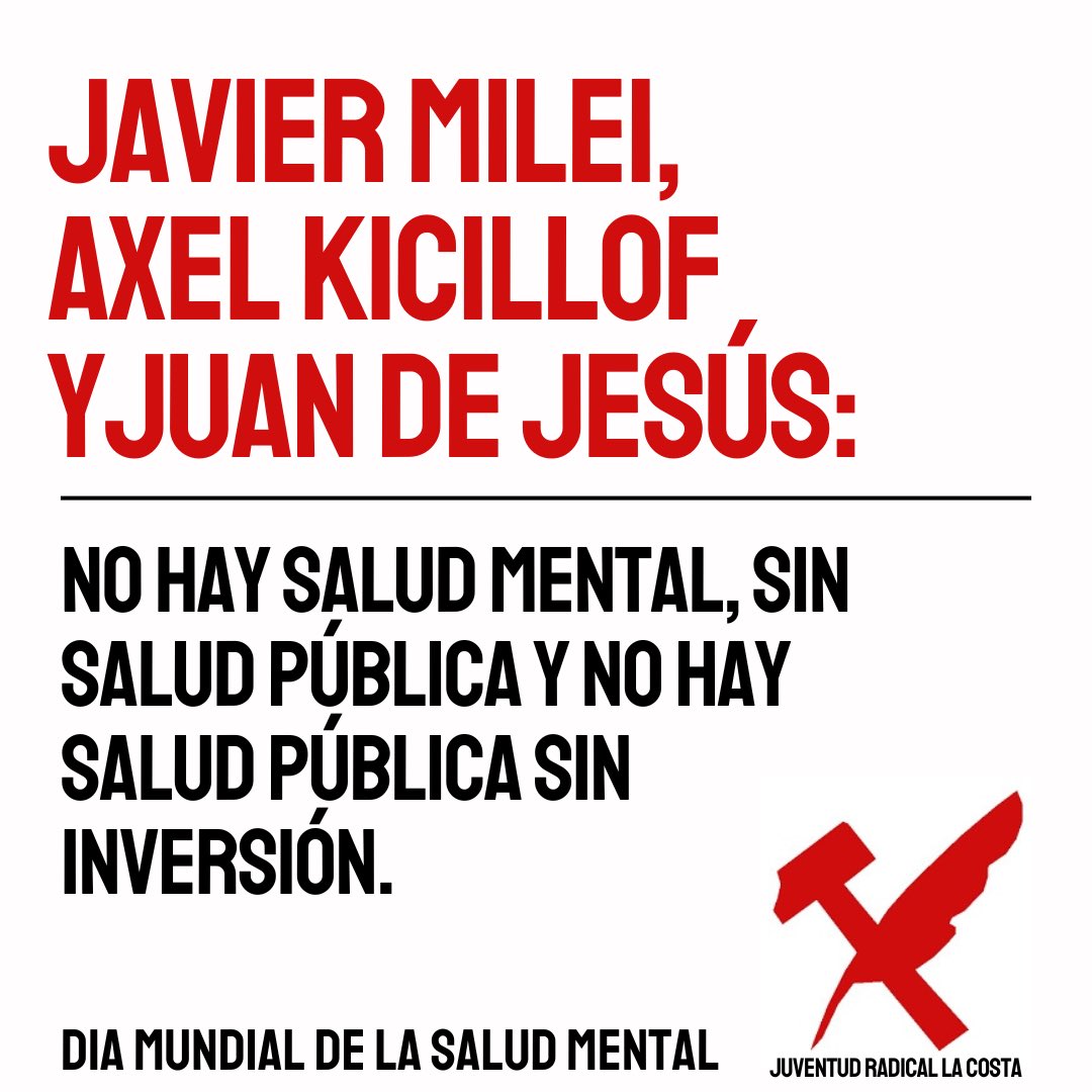 Publicación válida para <a href="/JMilei/">Javier Milei</a> <a href="/Kicillofok/">Axel Kicillof</a> y Juan De Jesús 

<a href="/jr_lacosta/">Juventud Radical La Costa🌊</a> 

<a href="/MuniLaCosta/">Municipalidad de La Costa</a> te etiqueto a vos, porque el Intendente me tiene bloqueada