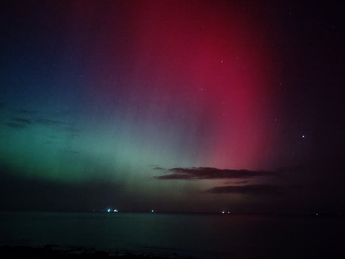 Polarlichter am Kieler Strand 👀