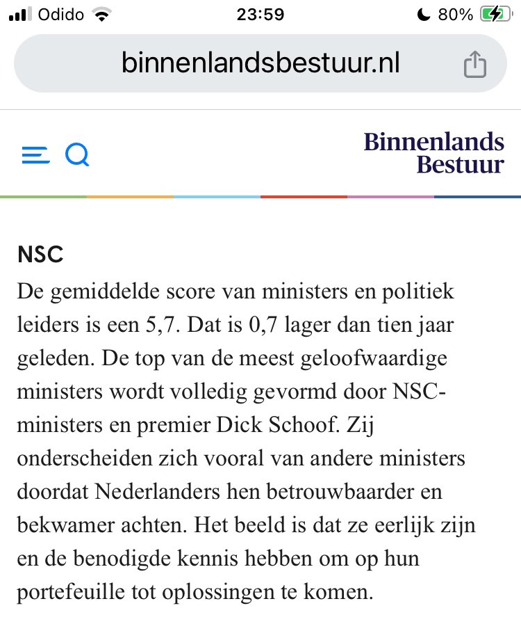 Hier mogen <a href="/minister_bzk/">Judith Uitermark</a> <a href="/ministerBZ/">Caspar Veldkamp</a> en <a href="/PieterOmtzigt/">Pieter Omtzigt</a> trots op zijn! 👊🏻 #NSC