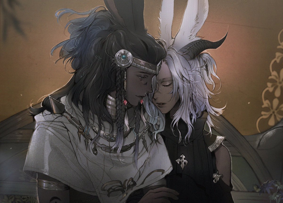 wisteria__tree's tweet image. Added color! Beloved Yildun and Sven 💜💙