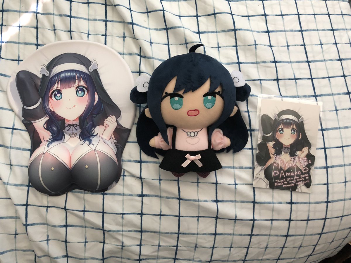 Ultravisor1365's tweet photo. The merch has arrived! After hearing that this was one of the last times (at the time) to get a plush through the bundle, I just had to. Here’s to your future endeavors! I can’t wait to see what’s ahead. #Nenetan https://t.co/85XOt6Cm0N