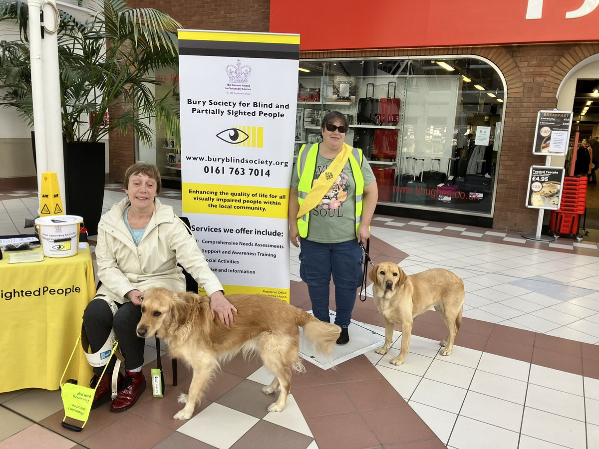#LoveYourEyes #WorldSightDay and #OperationEyesight. Promoting World Sight Day today at The Millgate Shopping, Centre.