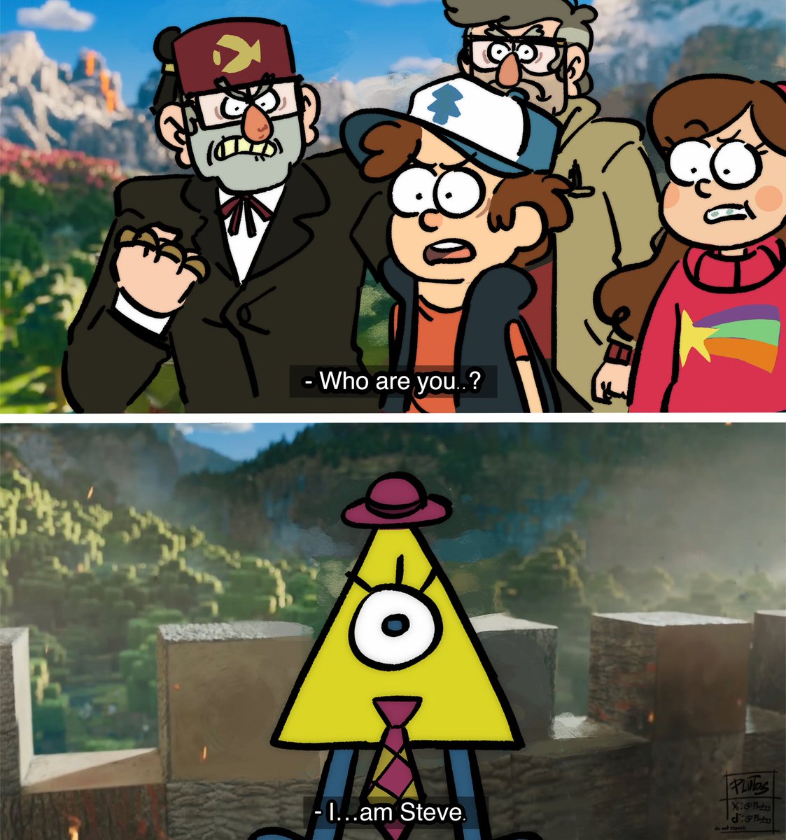 I.. am Steve.
#gravityfalls #pyramidsteve