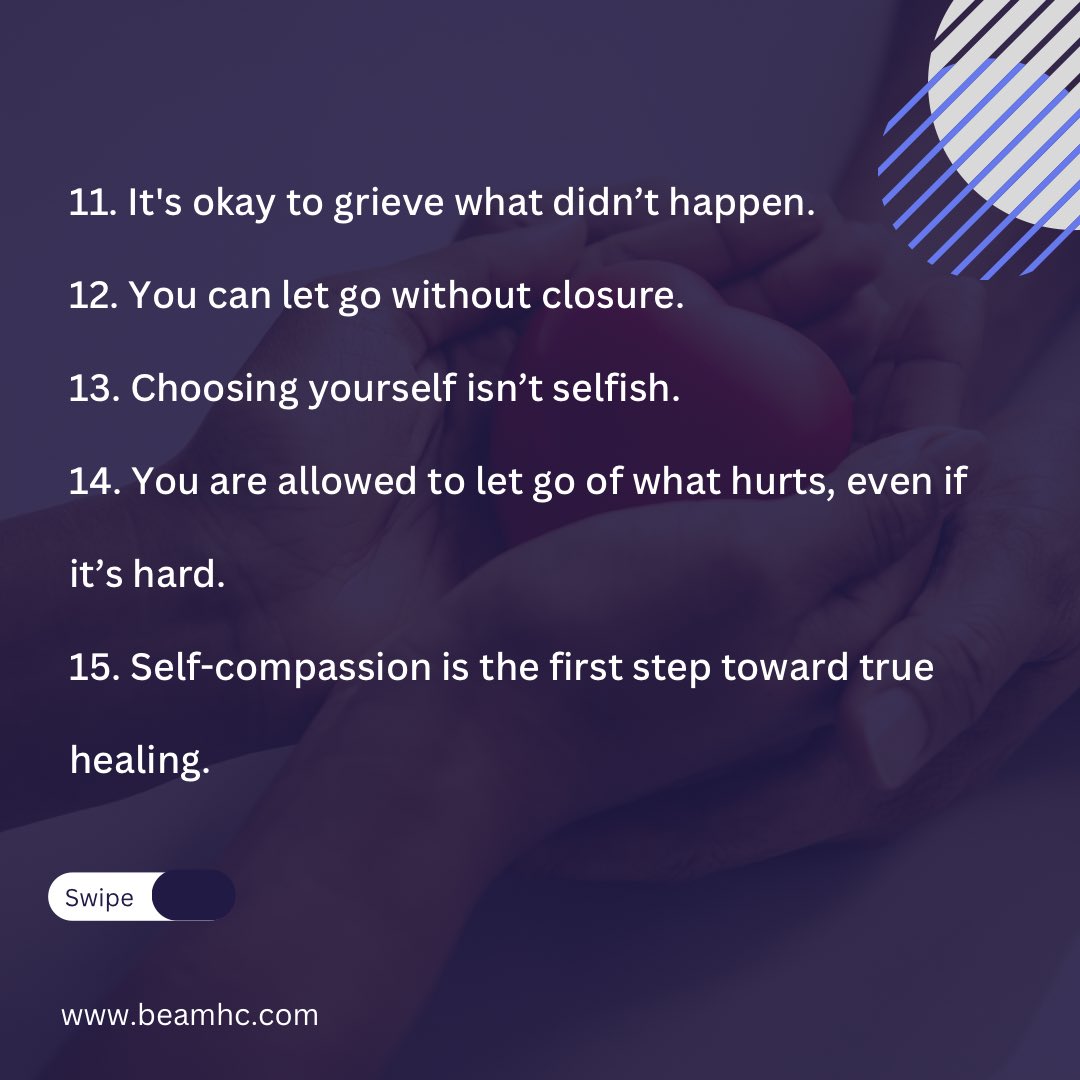beam_mhc's tweet photo. These reminders are here to serve as small, supportive voices in your mind, reminding you that it's okay to take up space, to feel, and to heal at your own pace.
Take a deep breath, be kind to yourself, and remember that you're doing the best you can'
#beamhc #mentalhealthatwork https://t.co/oXTFwmnVTA