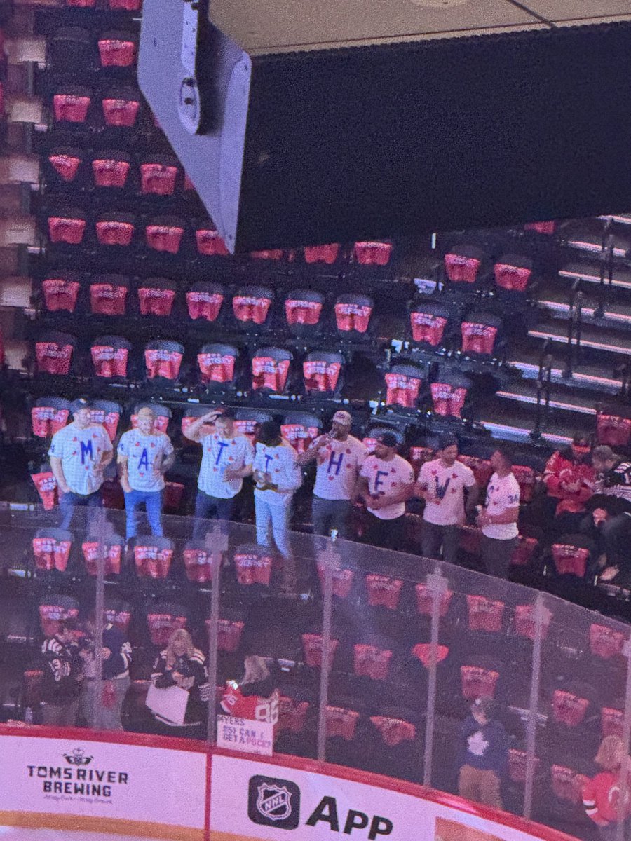 Thanks for the tip guys. The Matthews gang is back for the game tonight.